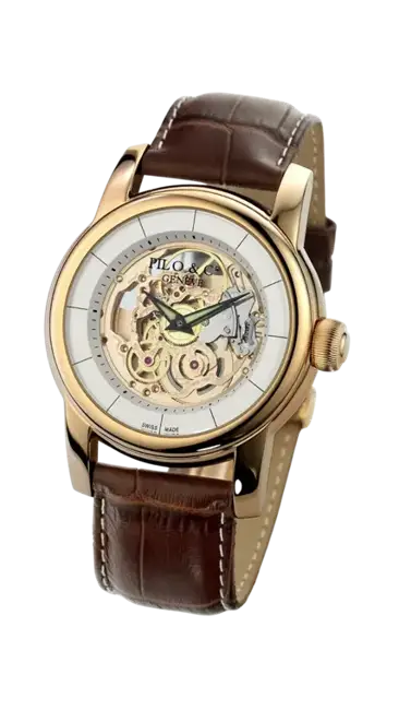 Tempo Skeleton P0518HAGR — švajčiarske hodinky Pilo & Co